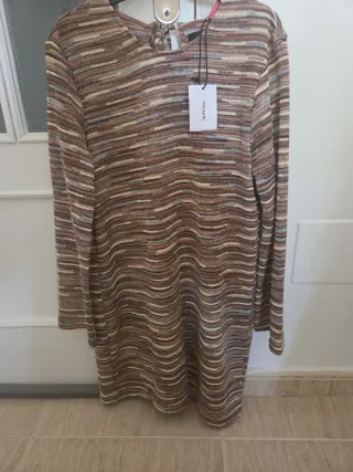 Vestido rayas L Lefties mujer