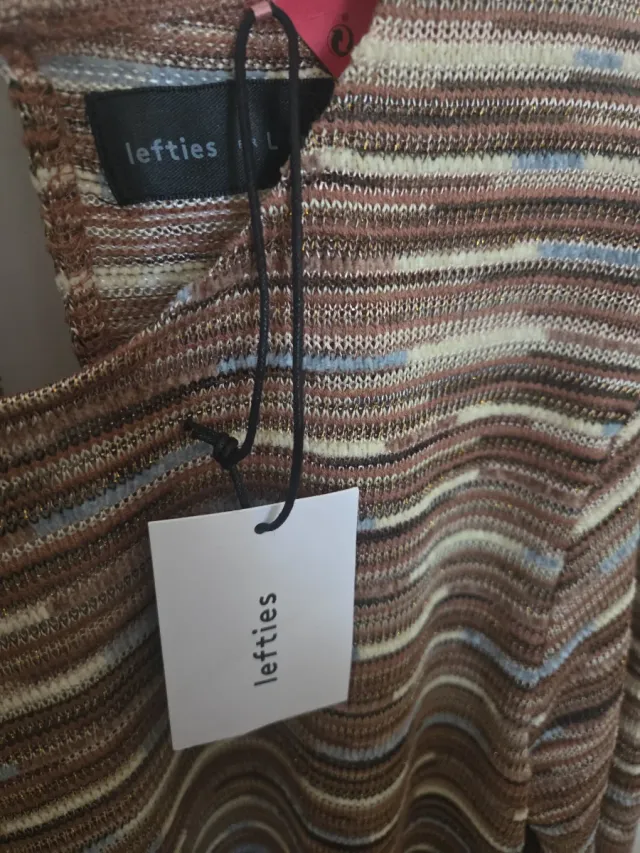 Vestido rayas L Lefties mujer