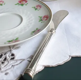 Spalmino per  burro in silver plated