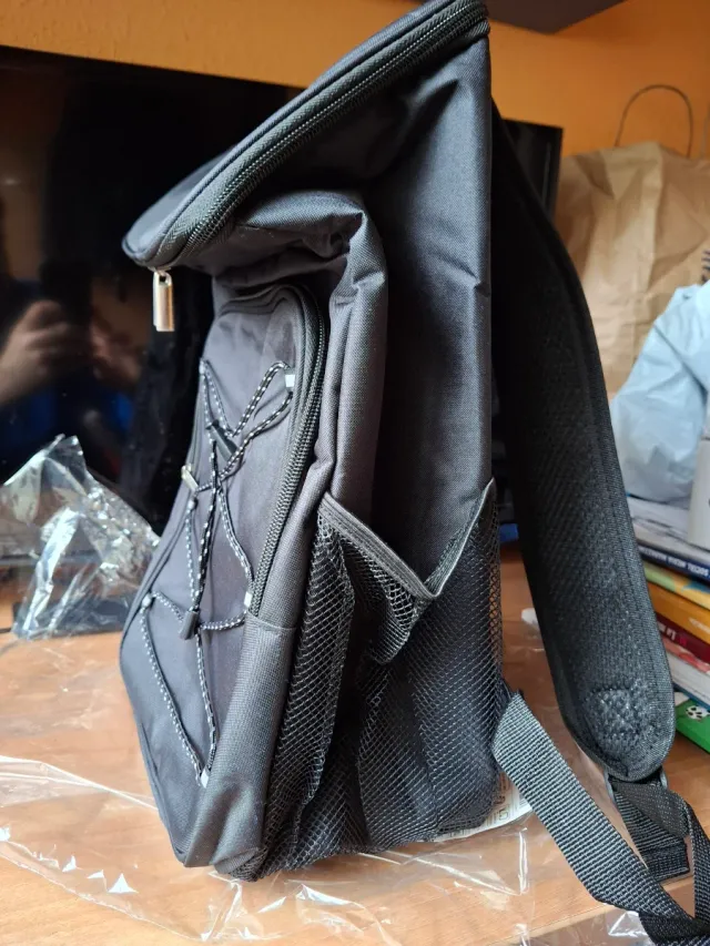 Mochila gran capacidad negra