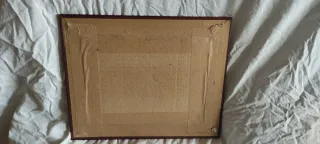 Cuadro religioso estampas troqueladas