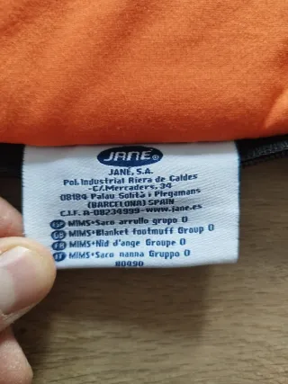 Saco Grupo 0 Jane Rayas Naranja