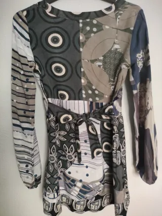 Blusa Desigual Larga Estampada