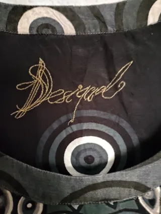 Blusa Desigual Larga Estampada