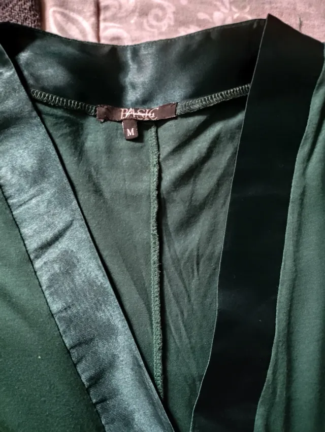 Blusa Kimono Verde Stradivarius Talla M