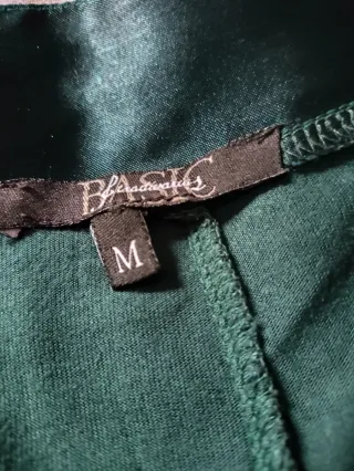 Blusa Kimono Verde Stradivarius Talla M