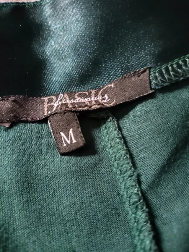 Blusa Kimono Verde Stradivarius Talla M