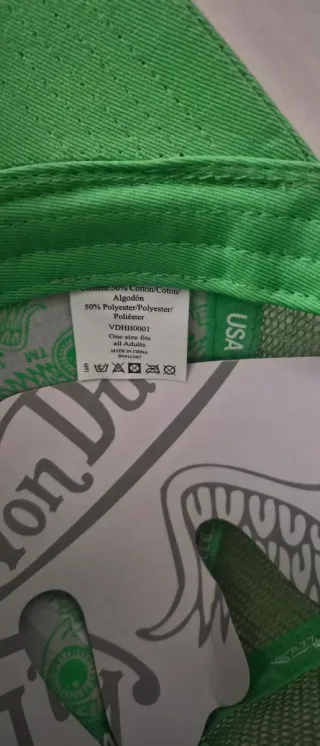 Gorra Von Dutch Verde Brillante