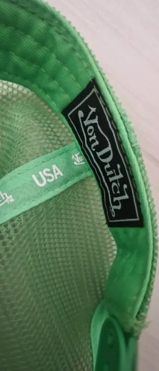 Gorra Von Dutch Verde Brillante