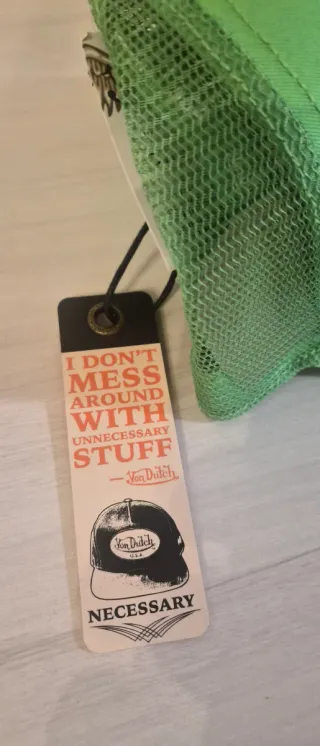 Gorra Von Dutch Verde Brillante