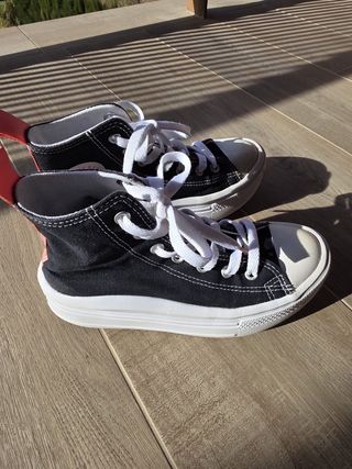 Zapatillas Converse plataforma niña talla 34