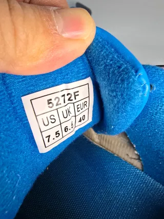 Zapatilla Nike Jordan Retro Azul y Gris