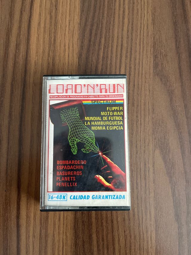Casete Spectrum Load'n'Run: Coletânea de Jogos