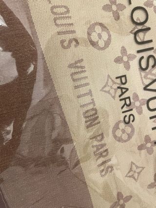 Bufanda fina Louis Vuitton Beige