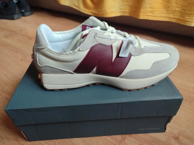 Zapatillas New Balance 327 Talla 45 Burdeos/Rojo