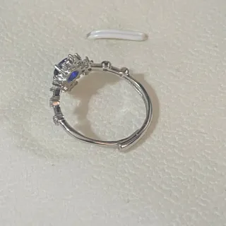 Anillo Zafiro Natural