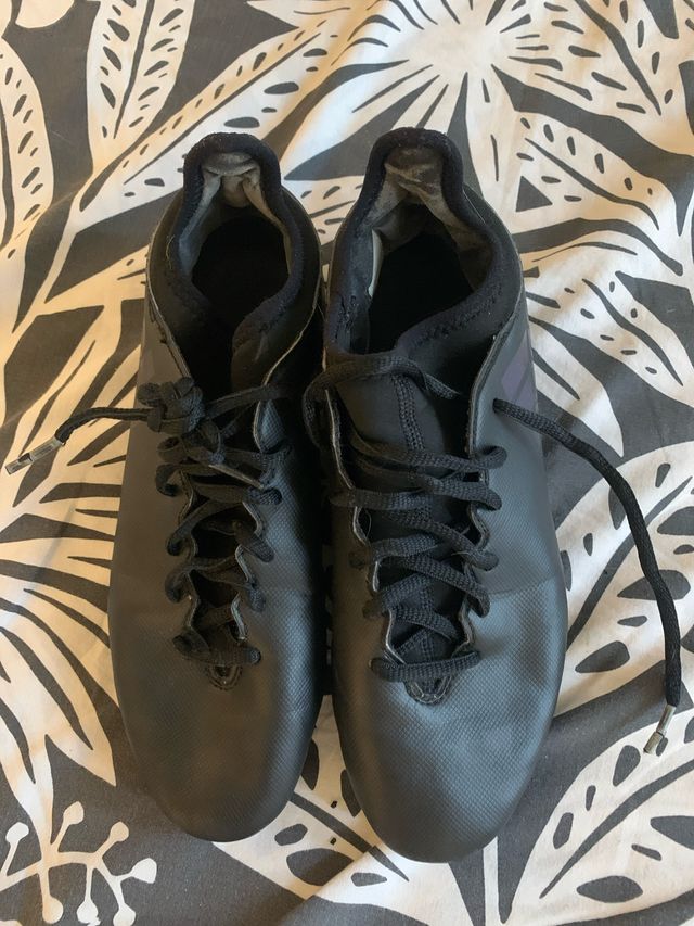 Botas de fútbol Adidas niño negras