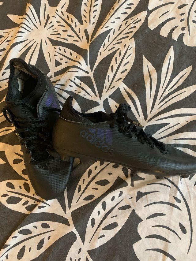 Botas de fútbol Adidas niño negras