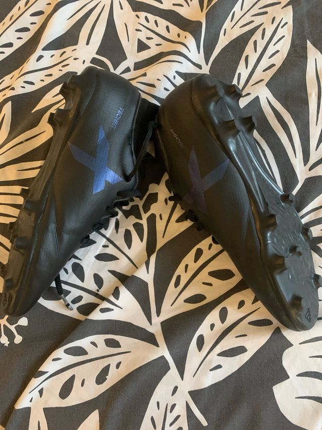 Botas de fútbol Adidas niño negras