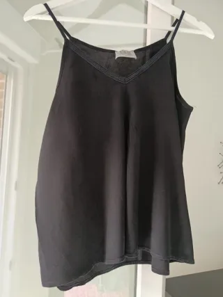 Camiseta tirantes negra