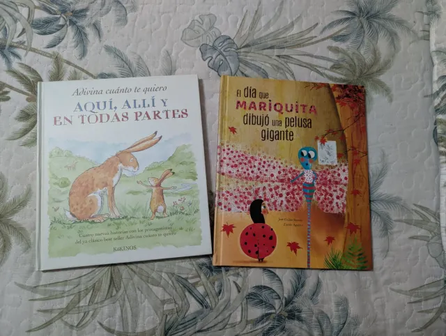 2 libros: El día que la mariquita / Adivina cuánto