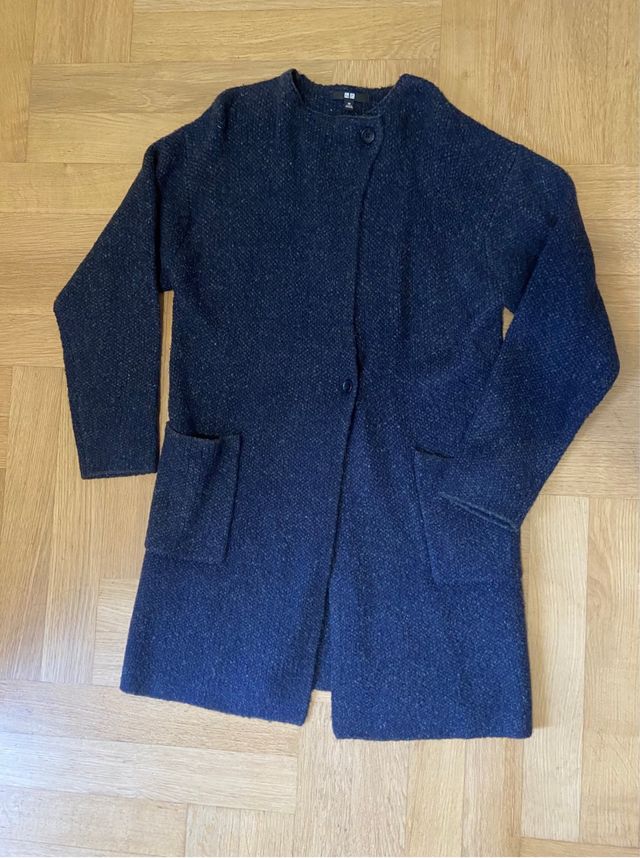 Uniqlo cappotto misto lana