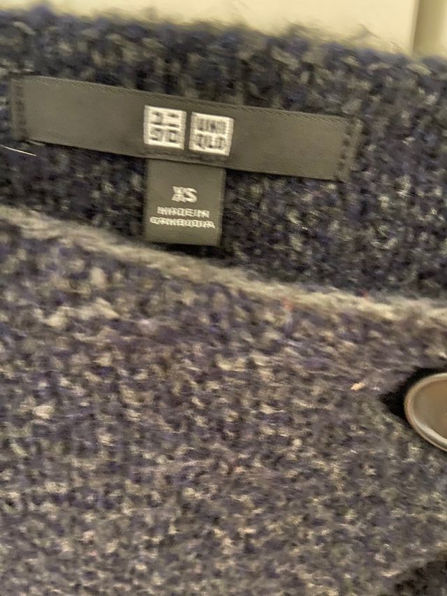 Uniqlo cappotto misto lana