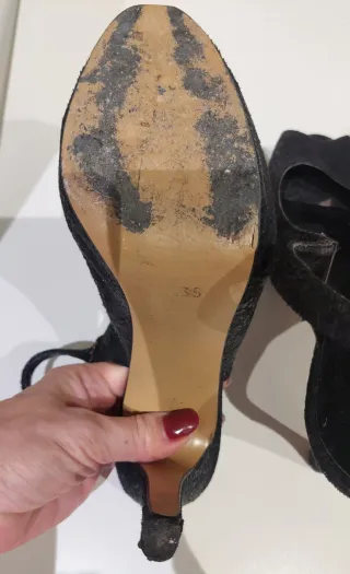 Zapatos de tacón negros