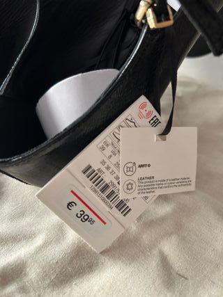 Zapatos planos Zara negros talla 39