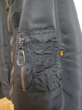Chaqueta Bomber Alpha Industries Negra Talla L