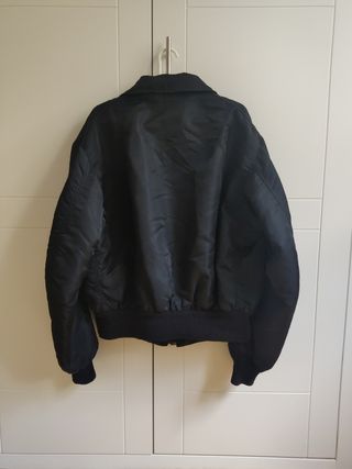 Chaqueta Bomber Alpha Industries Negra Talla L