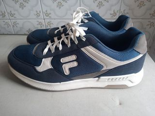 Zapatillas Fila Talla 45 Hombre Azul Blanco