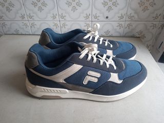 Zapatillas Fila Talla 45 Hombre Azul Blanco