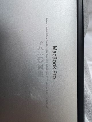 MacBook Pro A1398 Gris Espacial