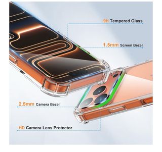 Custodia ORETECH iPhone 17 Pro MAX + 2 Protezioni