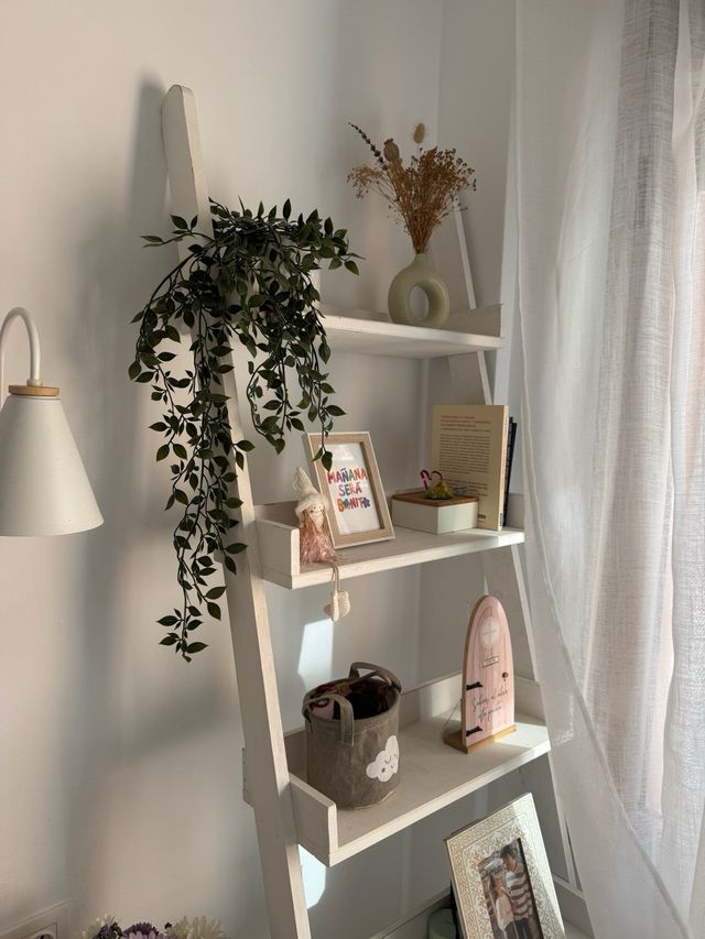 Estantería Escalera Madera Hecha a Mano