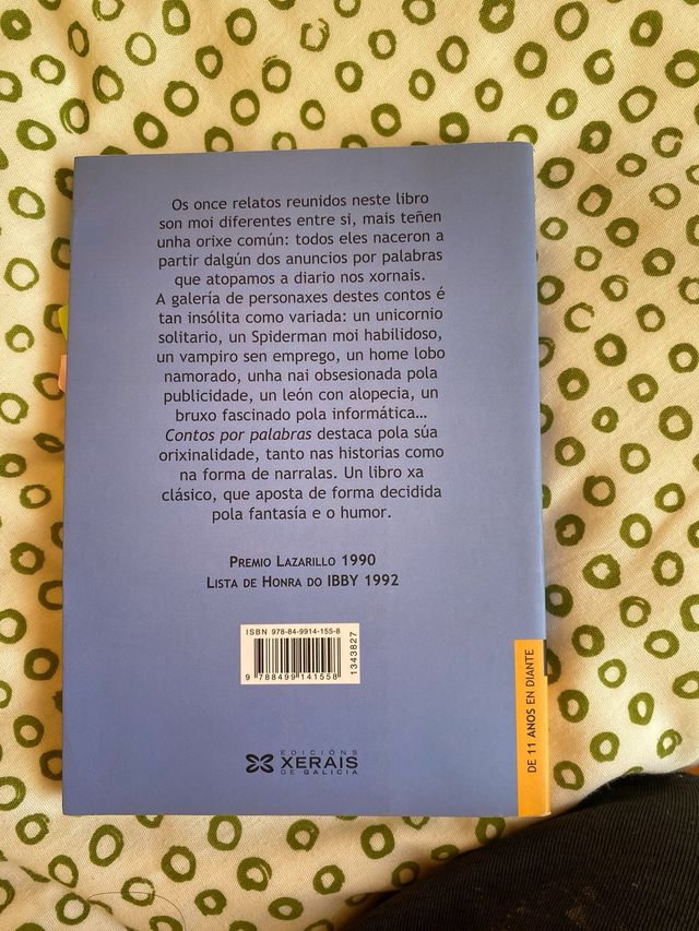 Libro Contos por palabras de Agustín Fernández Paz