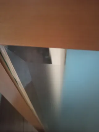 2 puertas cristal mate con bisel