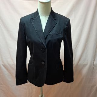 Americana Zara Talla 40 Negra Entallada