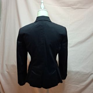 Americana Zara Talla 40 Negra Entallada