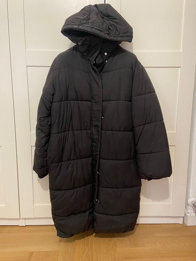 Piumino lungo H&M nero