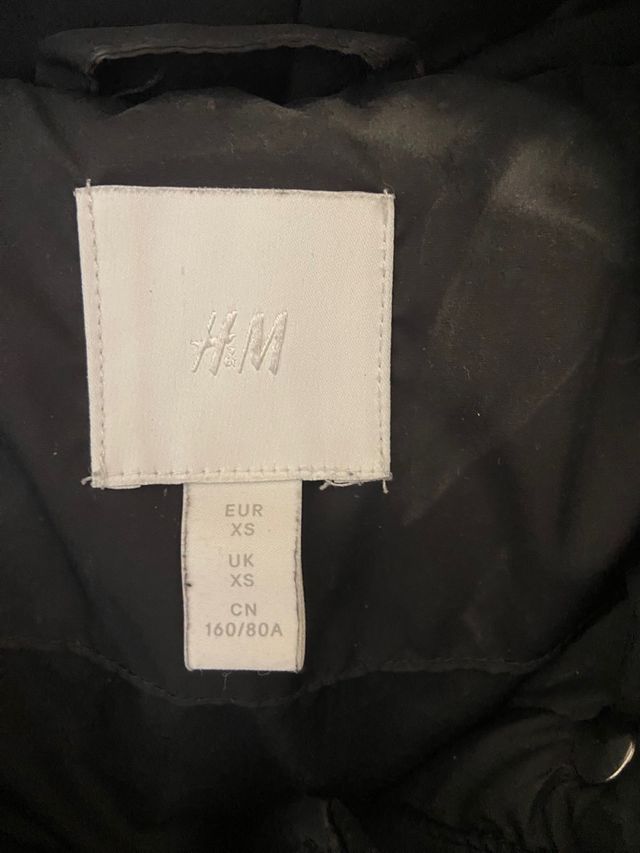 Piumino lungo H&M nero