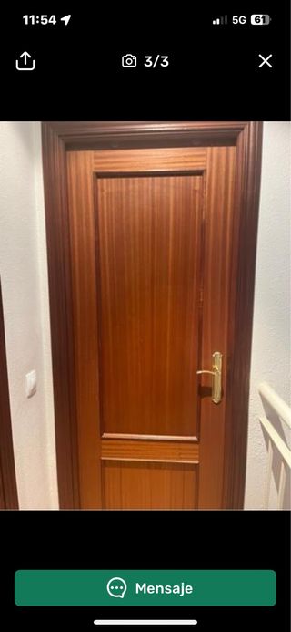 5 Puertas de Paso Madera