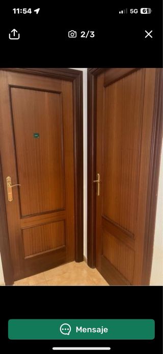 5 Puertas de Paso Madera