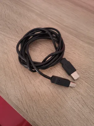 Cable USB Impresora Negro