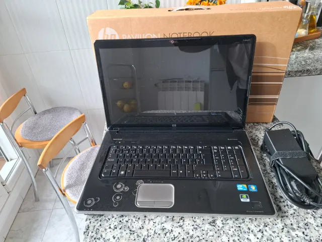Portátil HP dv8-1250es 17 Negro