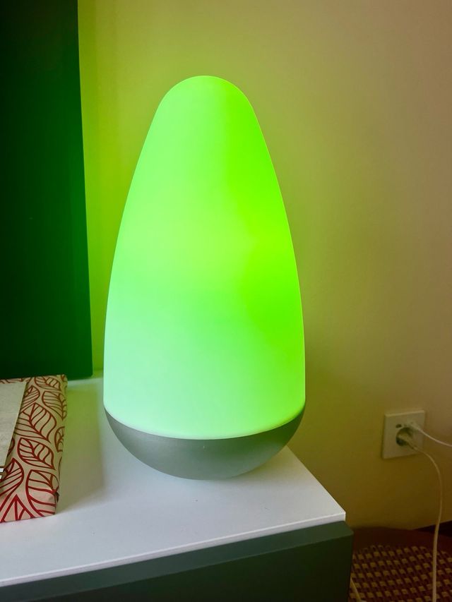 Lámpara multicolor con mando