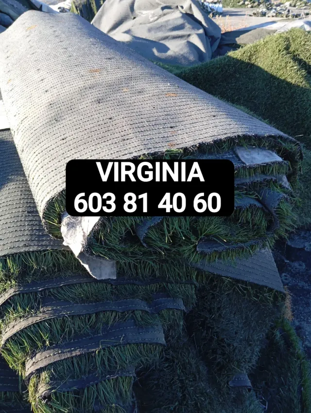 Césped artificial reciclado