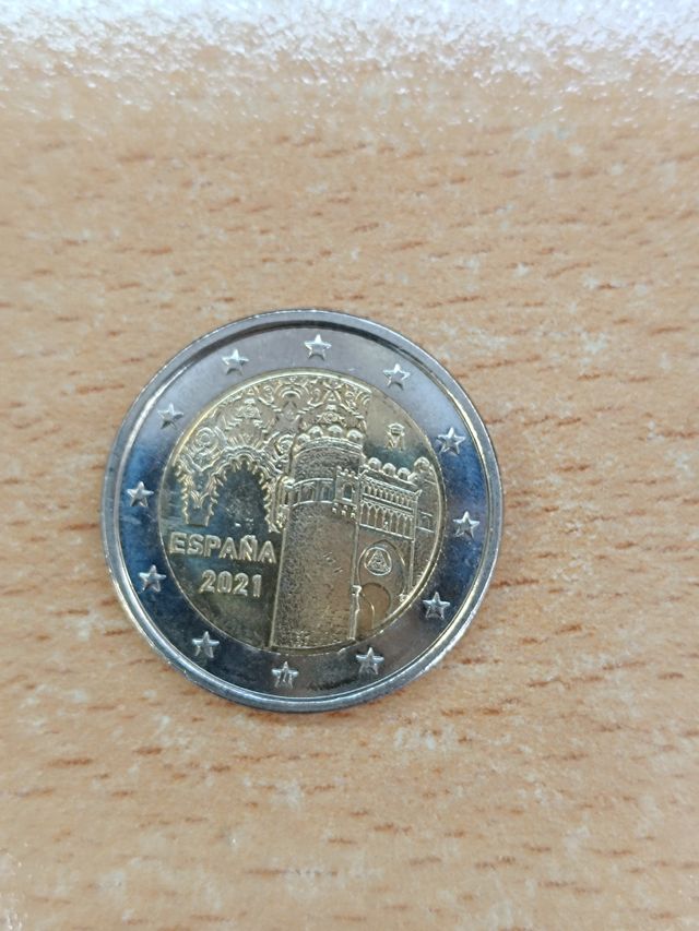 Moneda 2 Euros Conmemorativa Toledo 2021