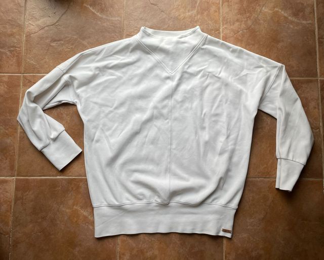 Sudadera Prozis Blanca Cuello Alto